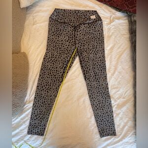 Balance Athletica Gray and Black Patterned Leggings